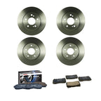 Disc Brake Pad & Rotor Kit for Mercedes (288mm/278mm)