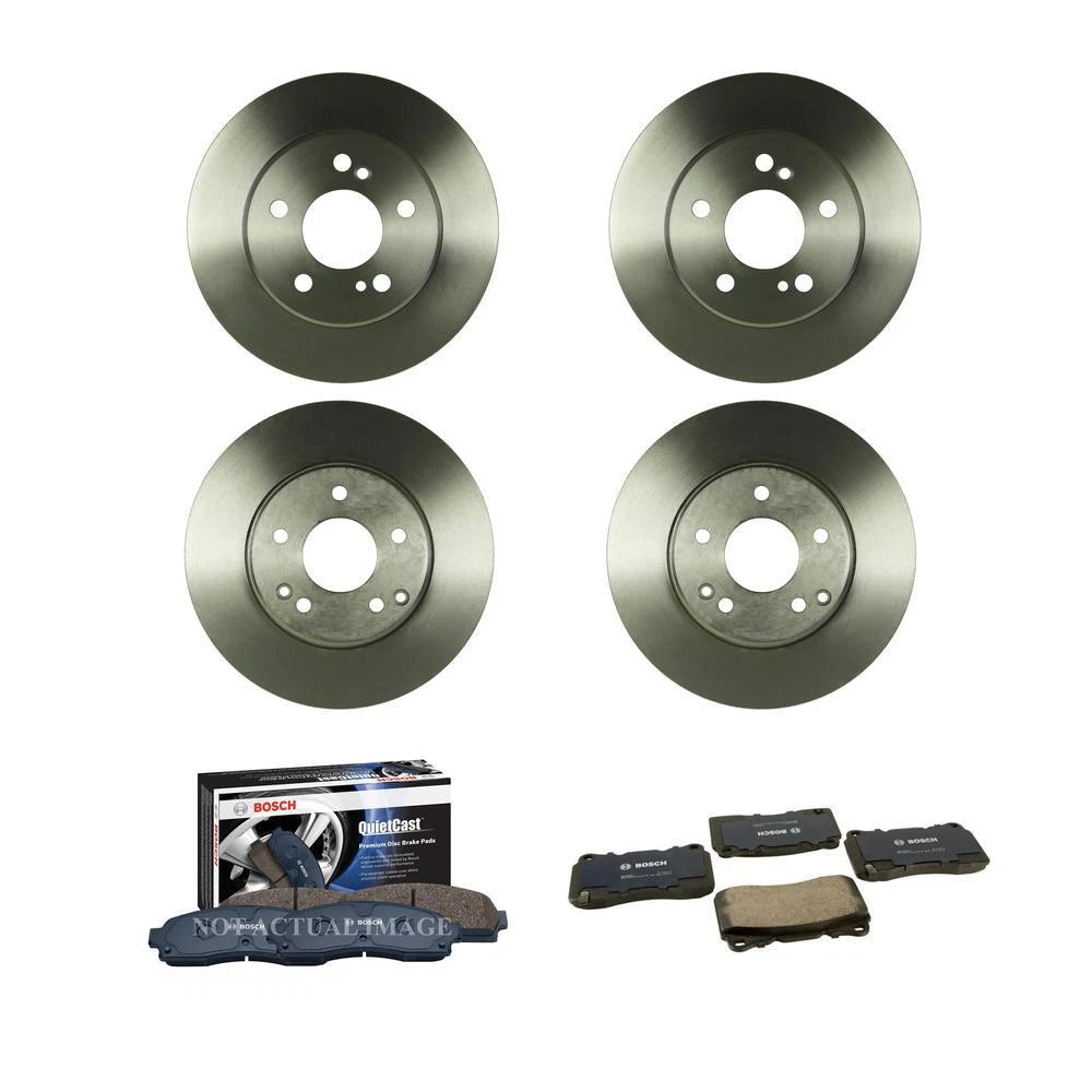Disc Brake Pad & Rotor Kit for Mercedes (288mm/278mm)