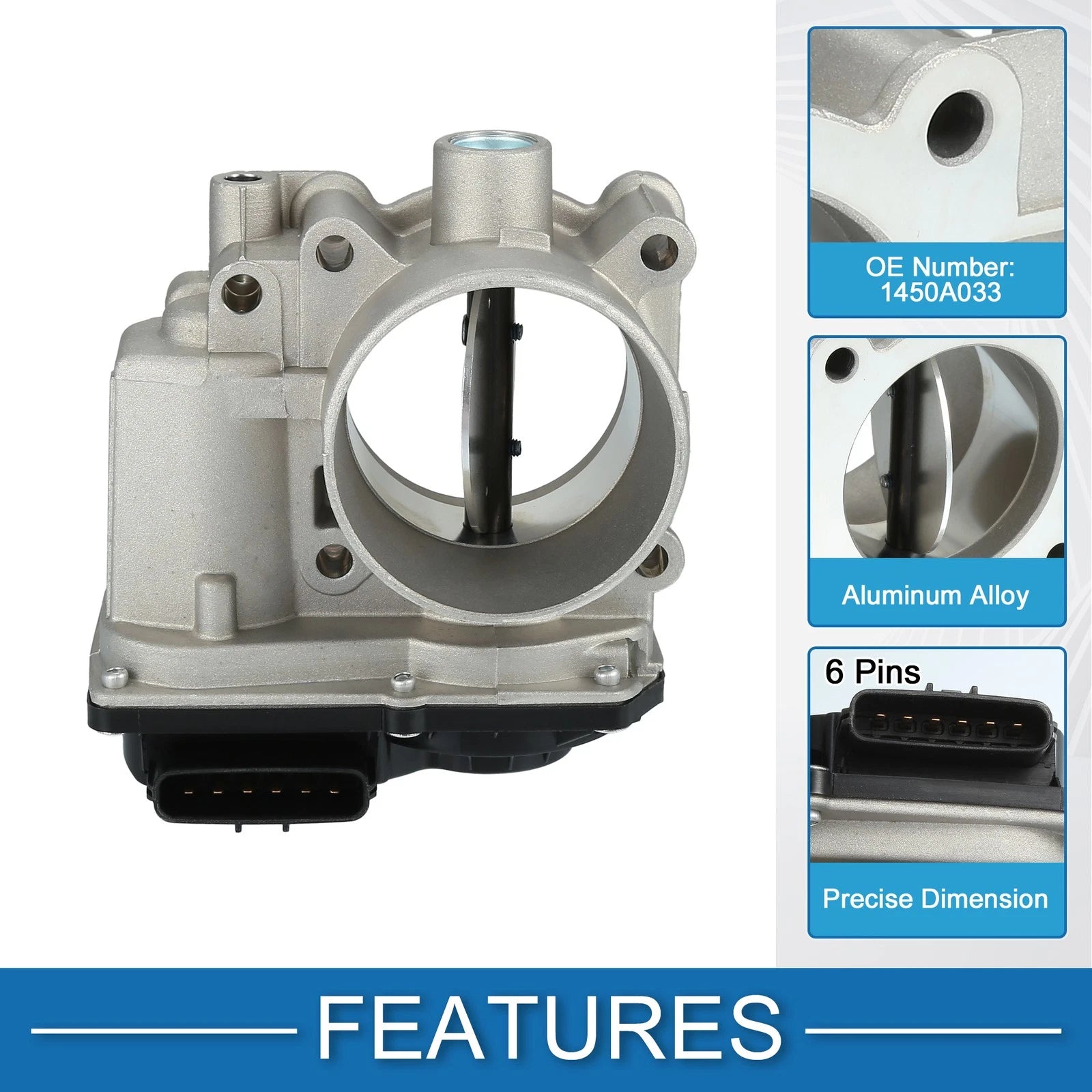 Throttle Body Actuator No.1450A033 for Mitsubishi L200 (2008–2009, 2017–2020)
