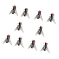 Soft PVC Fly Lure for Small Fish in Freshwater (12cm x 7.5cm)