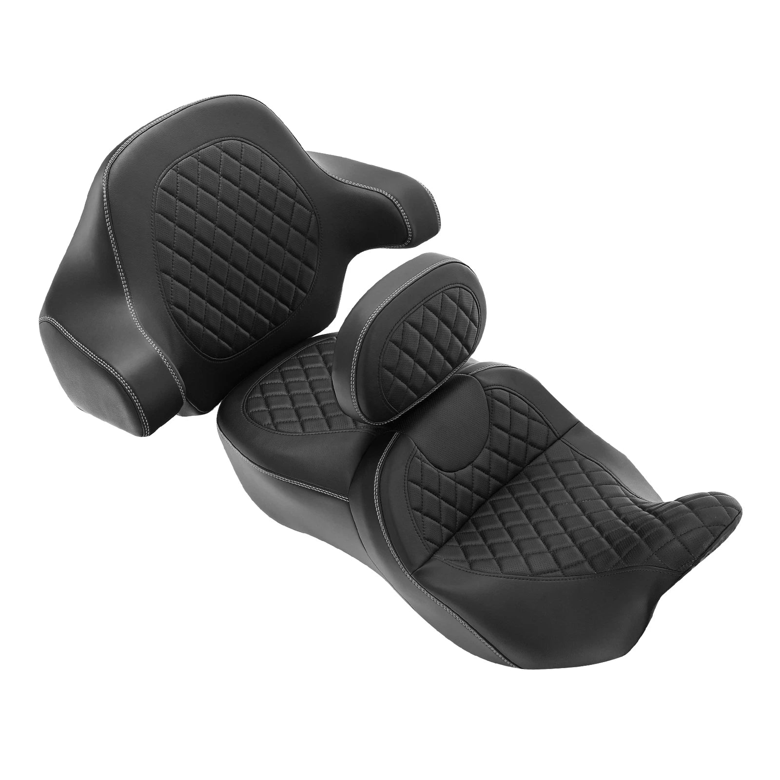 Driver Passenger Seat & Backrest for Harley Touring Tri Street Glide (2014–2023)