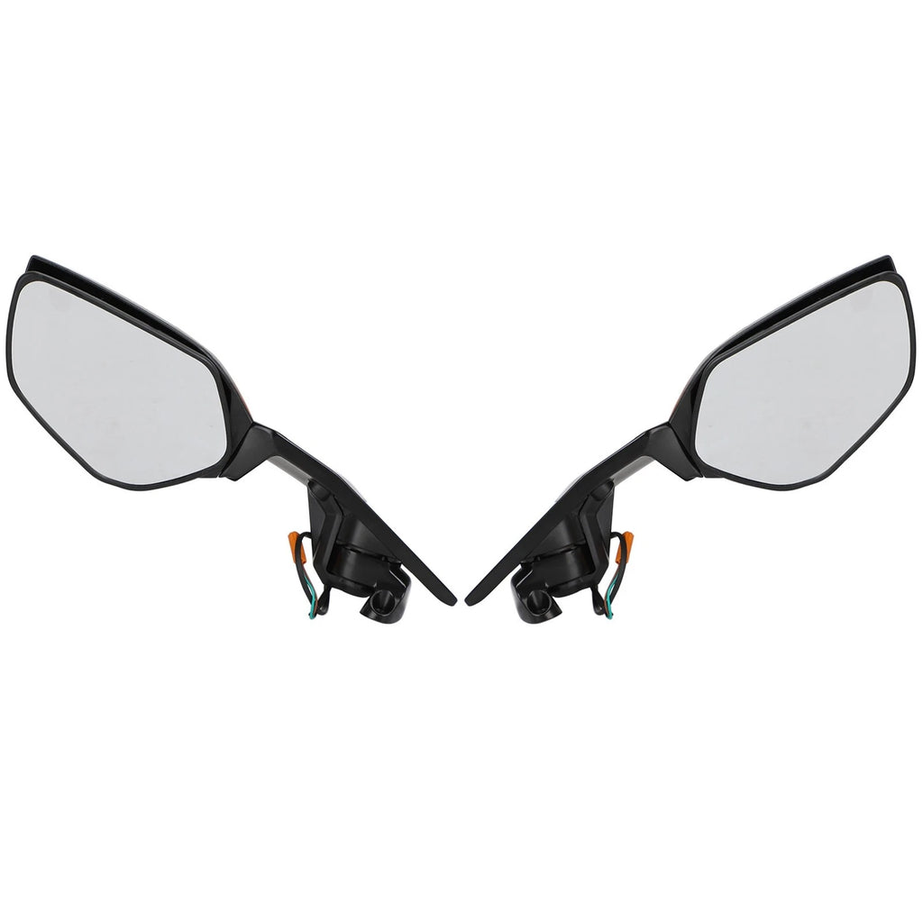 Rearview Side Mirrors w/Turn Signal for Kawasaki ZX-10R ZX-10RR (2016–2020)