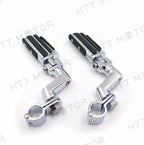 Flame Foot Peg Clamps 1" for Harley Sportster 883 1340 XL1200 (1986–2023)