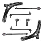 8x Front Control Arm Ball Joint and Tie Rod Kit for 2007–2013 Lancer Outlander