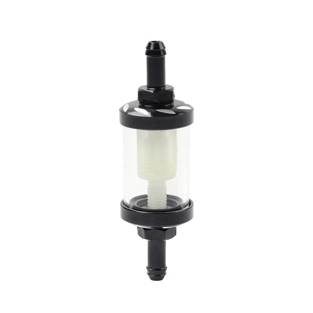 8MM 5/16 Inline Reusable Motorcycle Gas Fuel Filter for Universal Models