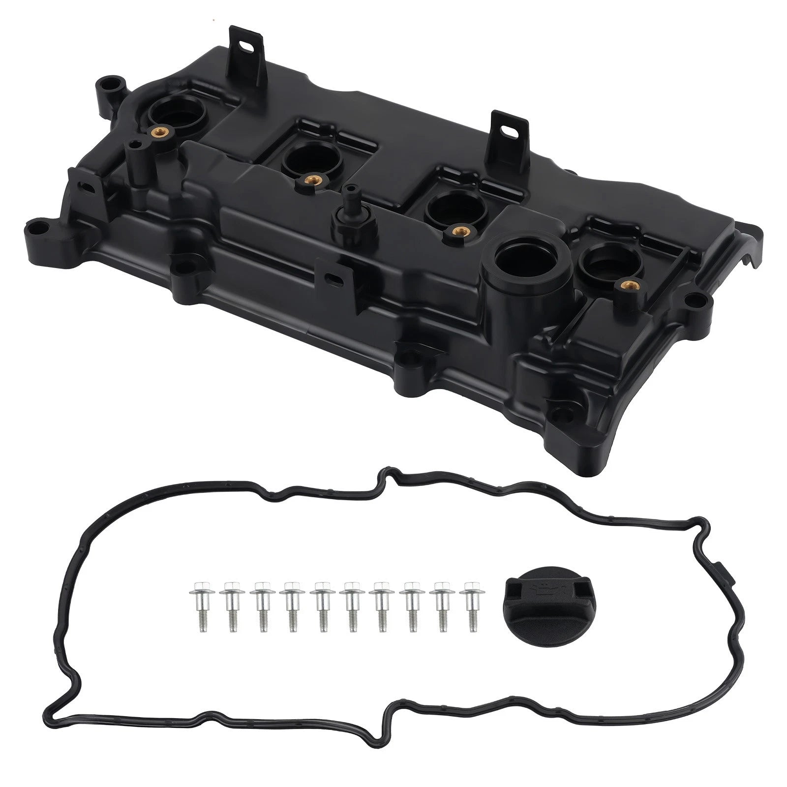 Engine Valve Cover w/ Oil Cap for Nissan Rogue Altima (2017–2020) 132644JM0A