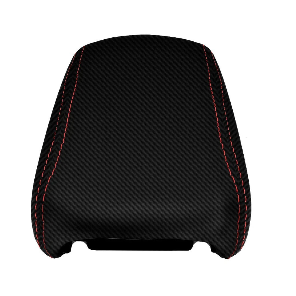 Console Lid Armrest Cover for Jeep Renegade (2015–2020) Red Stitch
