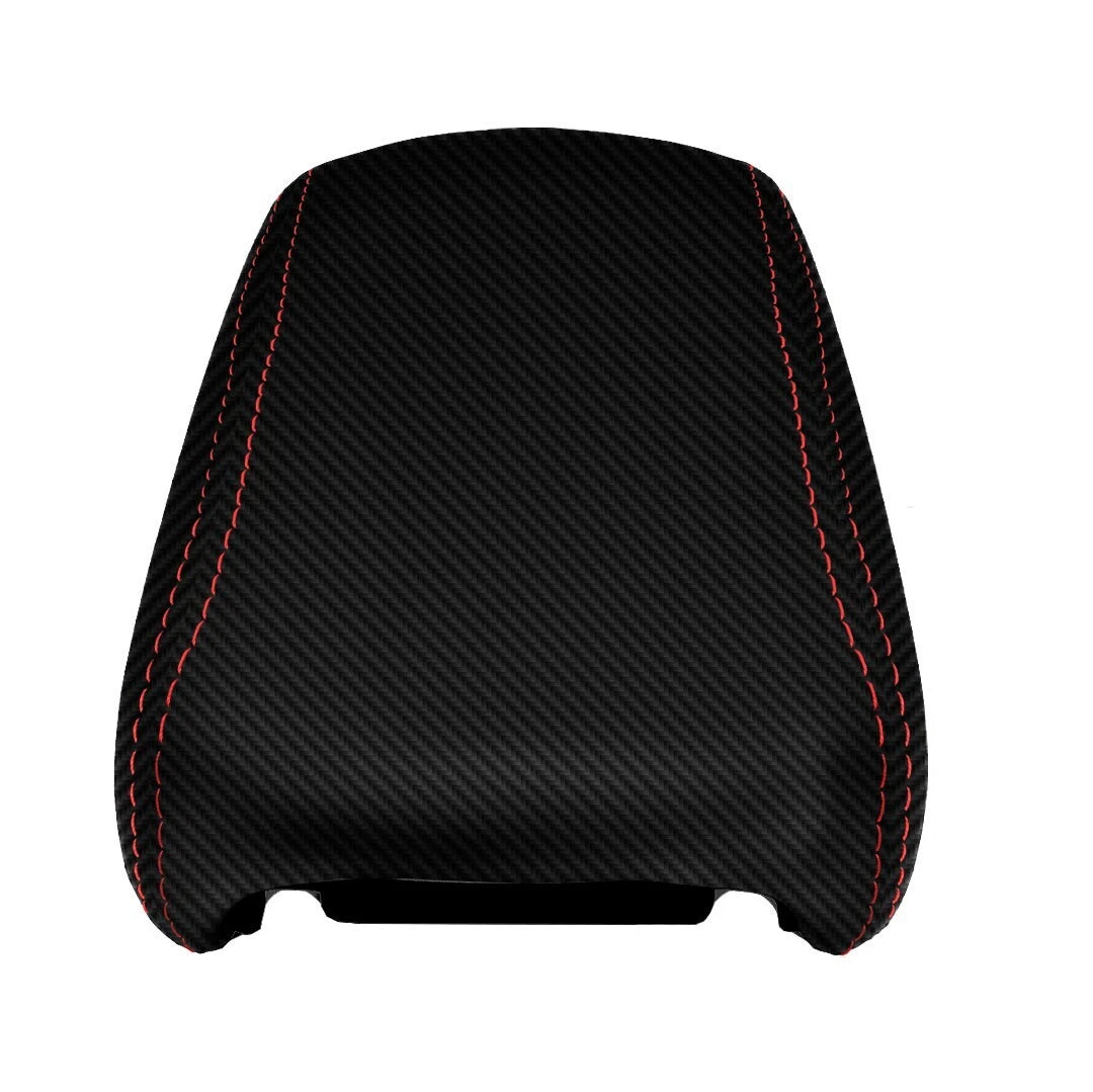 Console Lid Armrest Cover for Jeep Renegade (2015–2020) Red Stitch
