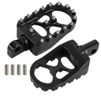 CNC Wide Fat Foot Pegs for Harley Touring Sportster Dyna