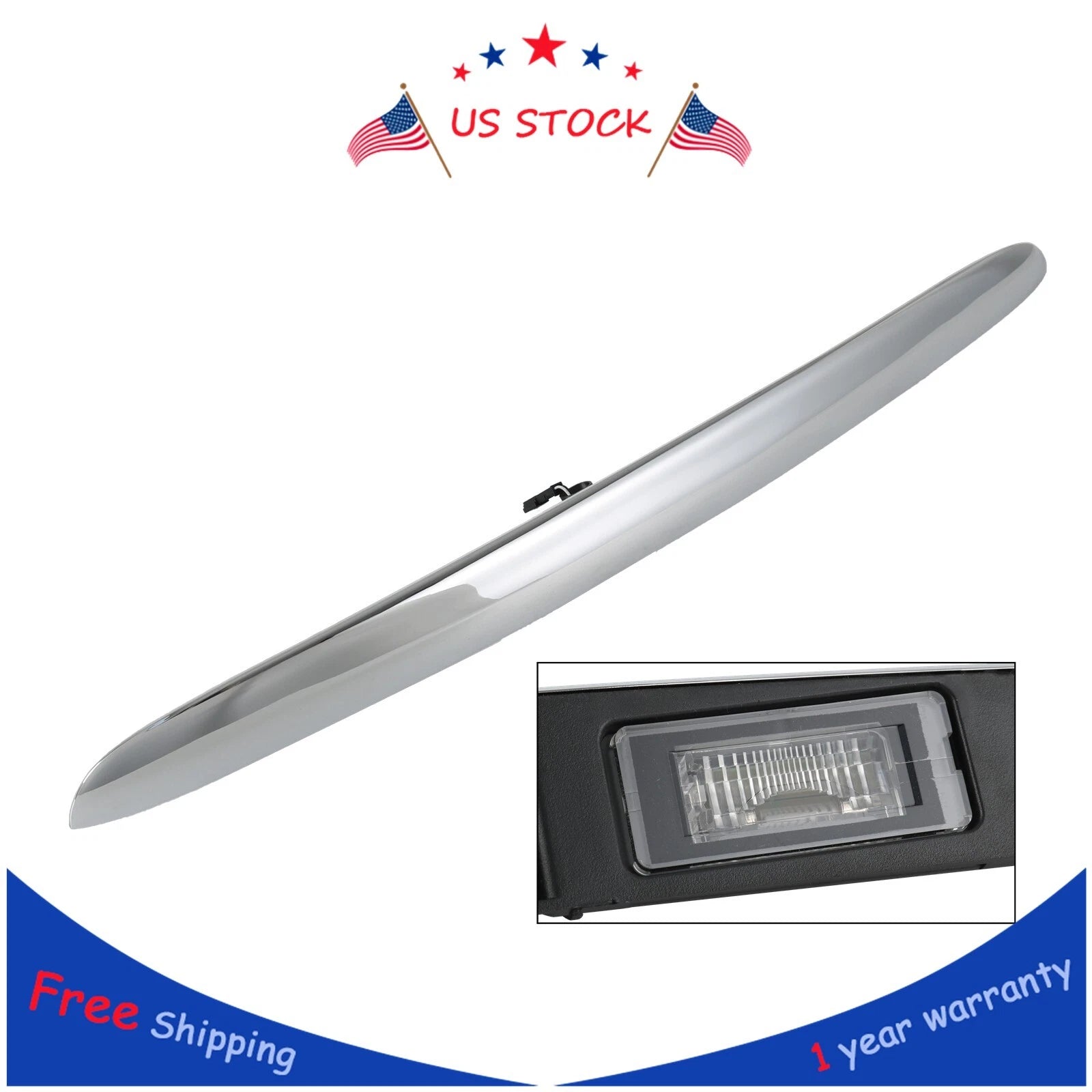 Chrome Rear Trunk Liftgate Pull Handle for Mini Cooper (2007–2015)