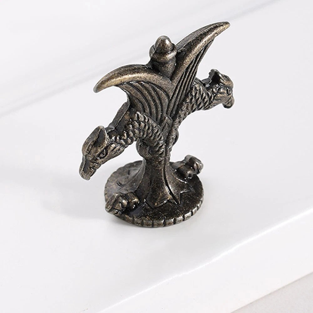 2Pcs Antique Bronze Cabinet Drawer Knob for Kitchen Furniture