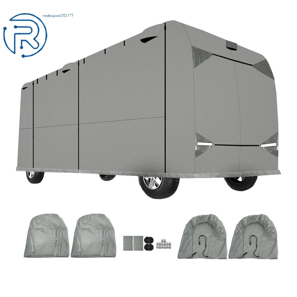 Set of 4 Tire Covers for RV 40'-43' Class A