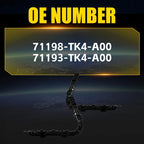 Front Bumper Support Retainer Bracket Pair for Acura TL (2009–2012)