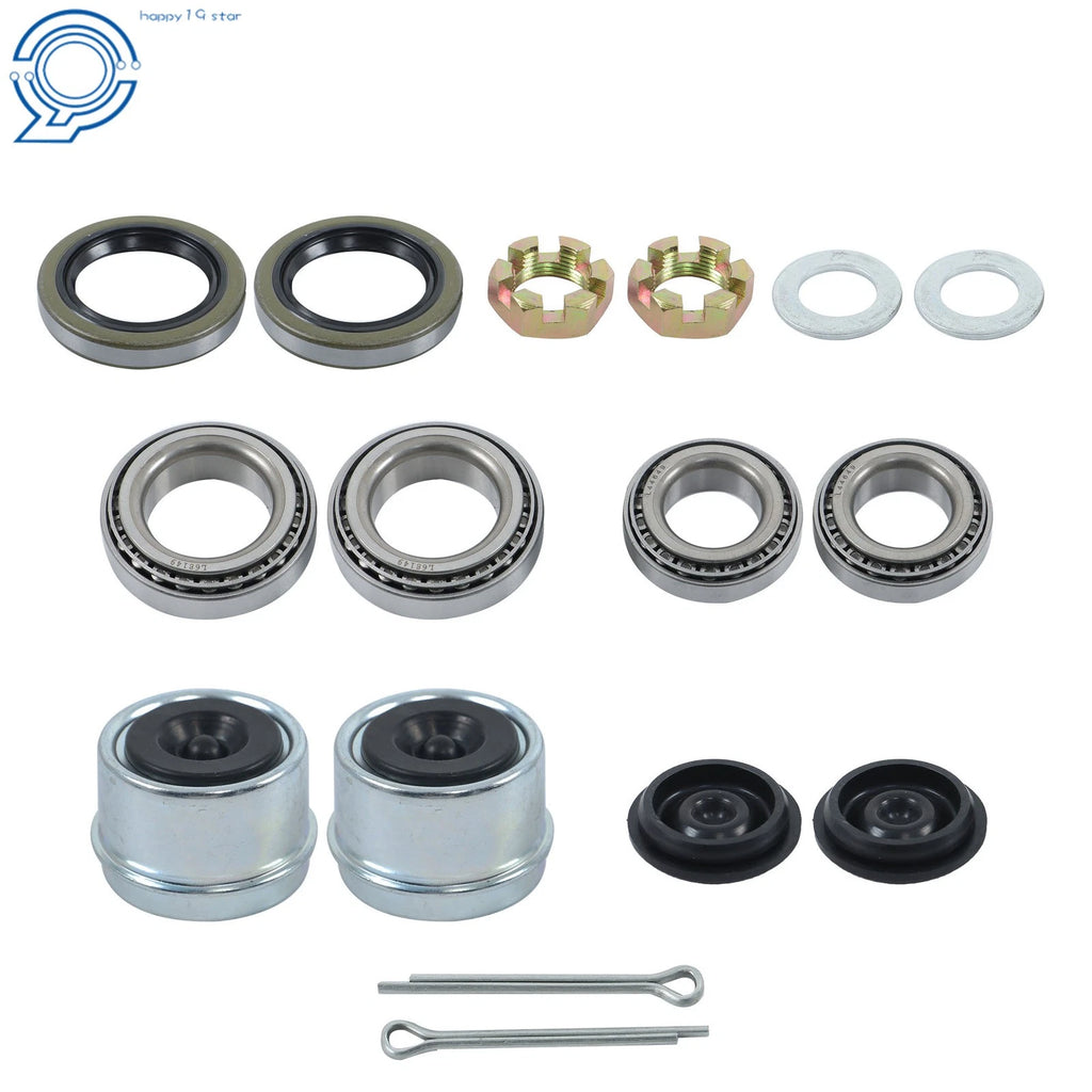 Set of 2 Trailer Bearing Kits for 3500 Lbs Axles (1-3/8" to 1-1/16")