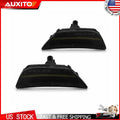 2X Smoke Lens White LED Front Bumper Side Marker Lights for Kia K5 (2021–2024)