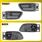 Set of 4 Interior Door Handles for Toyota Sequoia (2001–2007) Gray