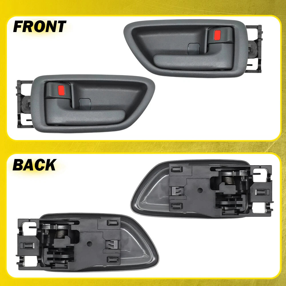 Set of 4 Interior Door Handles for Toyota Sequoia (2001–2007) Gray