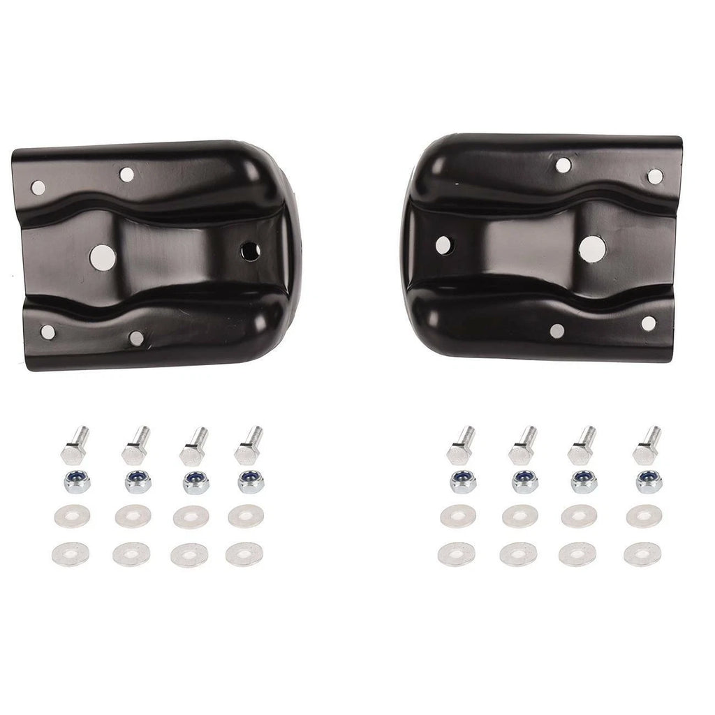 Pair Rear Leaf Spring Hanger Shackle Bracket Kit for Chevy Silverado GMC Sierra