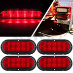 Set of 4 LED Stop Turn Tail Signal Side Marker Lights for Chevrolet Ford