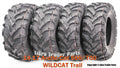 Set of 4 ATV Solid Mud Tires 25X8X12 25X10X12 for Arctic Cat Wildcat (2014–2017)