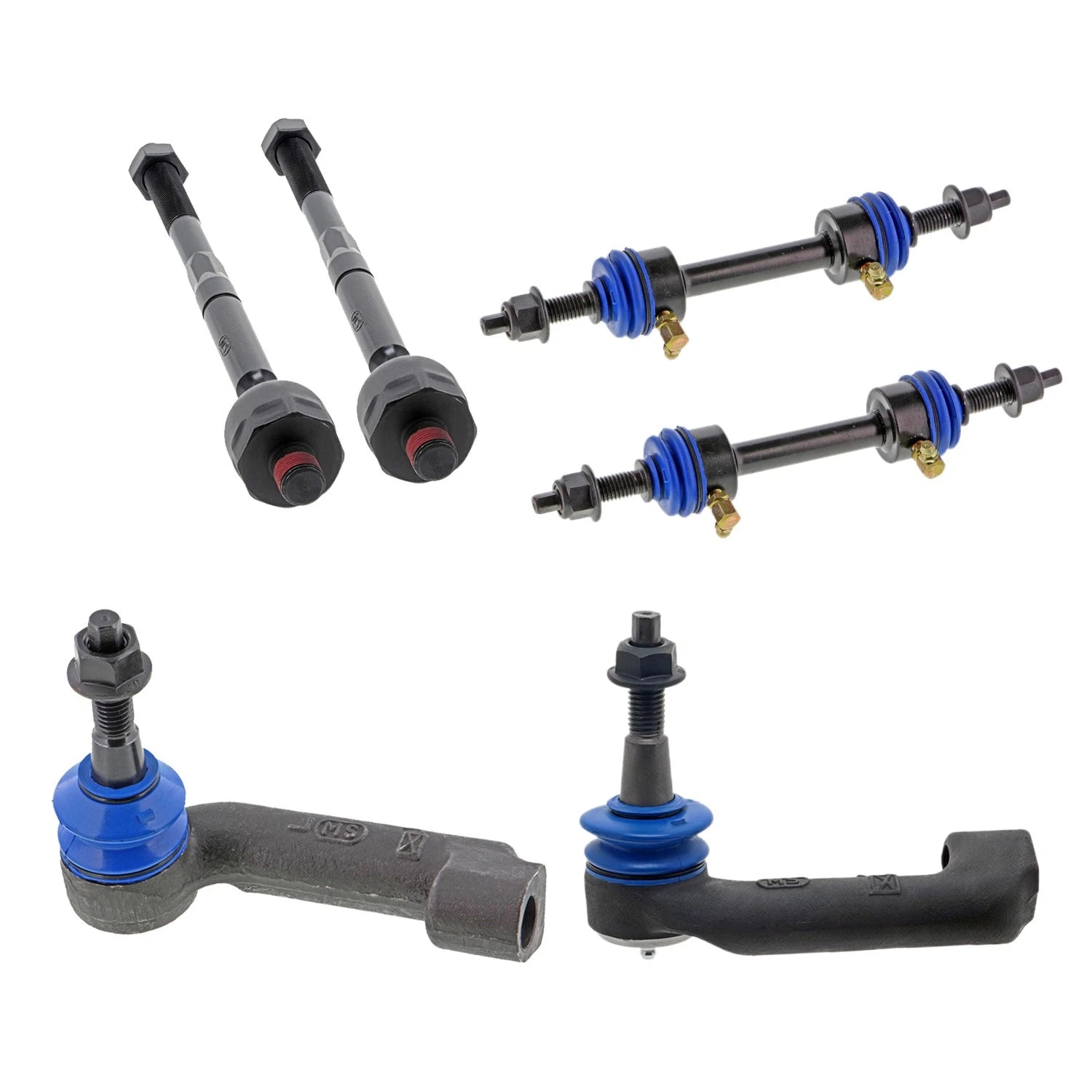 Set of 4 Mevotech Supreme Tie Rod Ends Sway Bar Links for F-150 (2004–2020)
