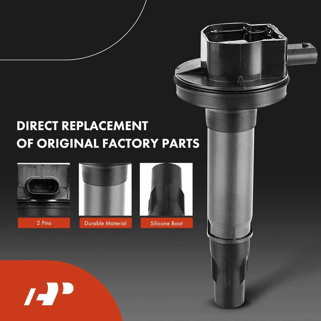 Set of 6 Ignition Coils & Iridium Spark Plugs for Ford F-150 (2016–2017)