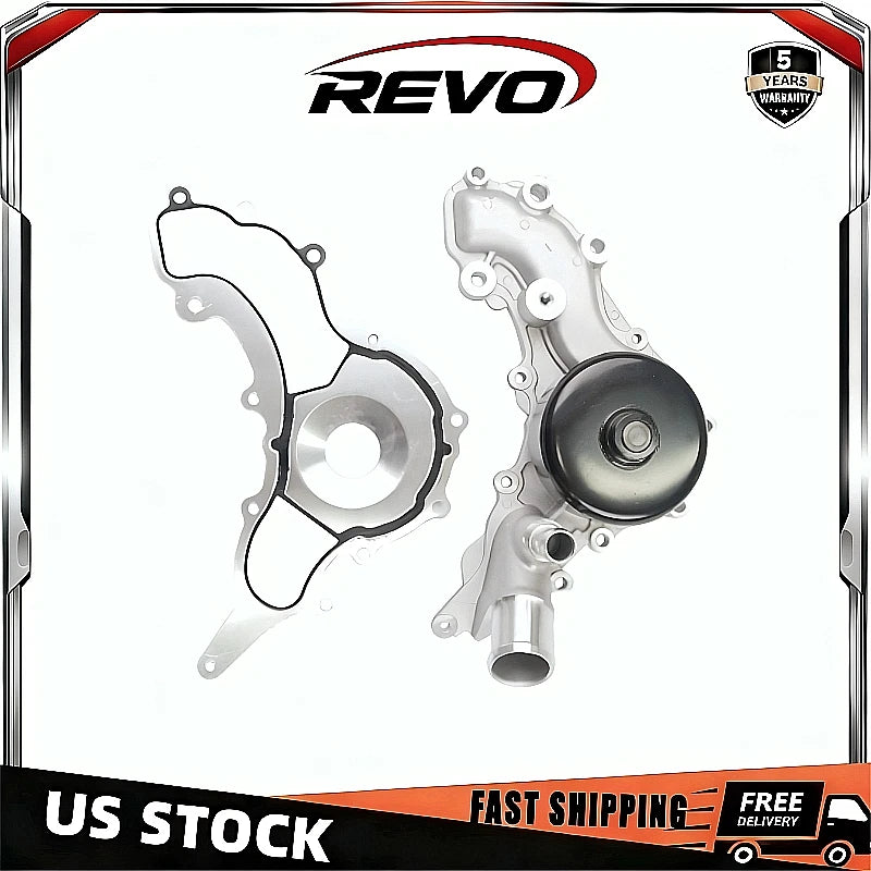 REVO Water Pump 68111624AD for Jeep Cherokee (2014–2022) & Chrysler 200 (2015–2017)