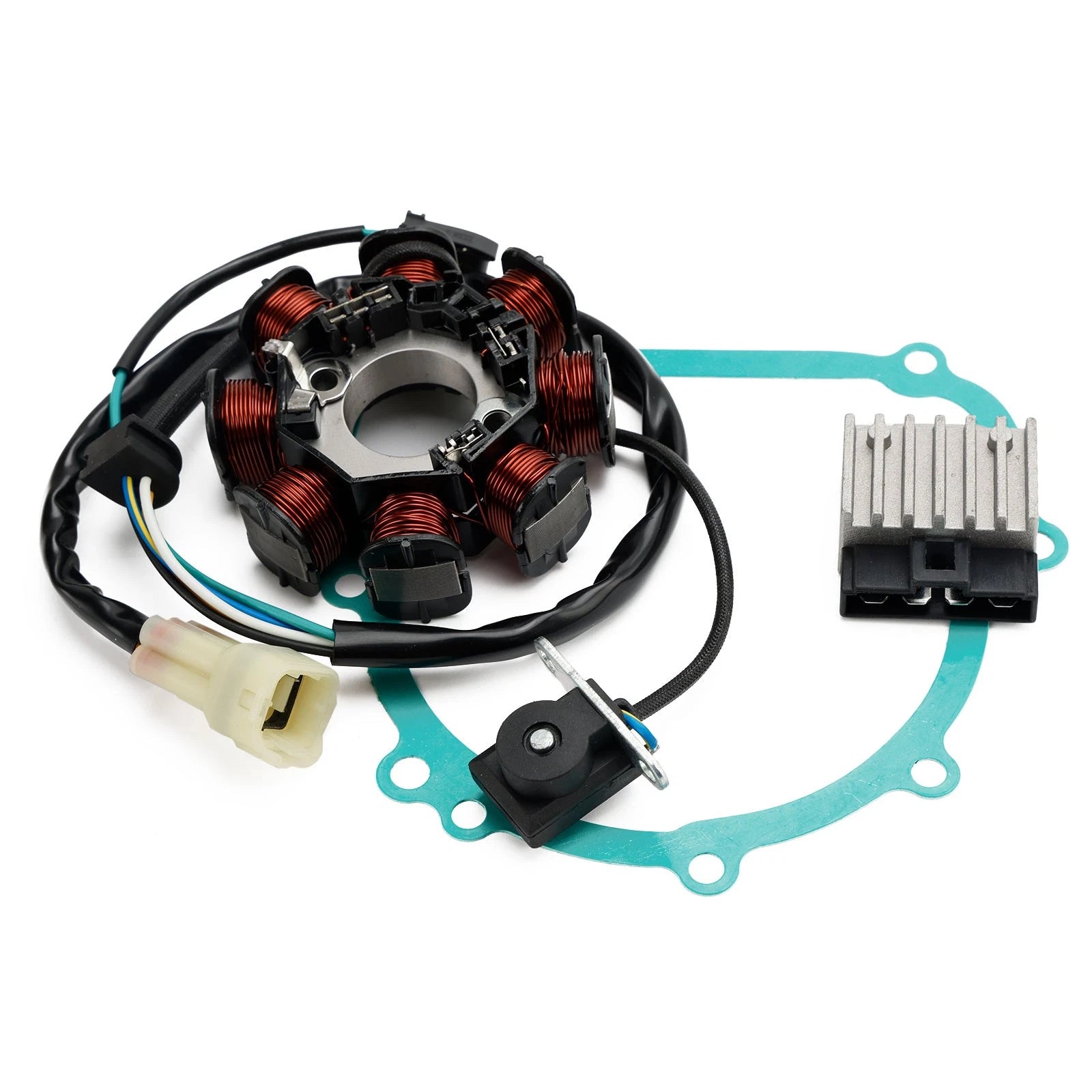 Stator + Regulator Rectifier + Gasket for Kawasaki Wind 125 (2005)