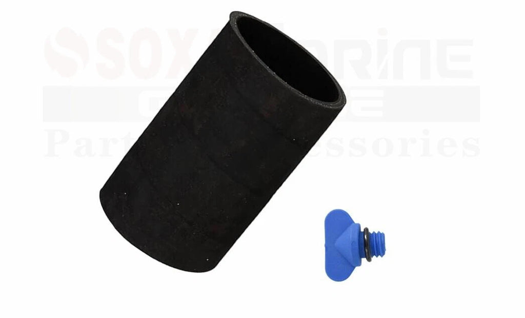Upper Exhaust Manifold Hose with Drain Plug Kit for Volvo Penta Marine