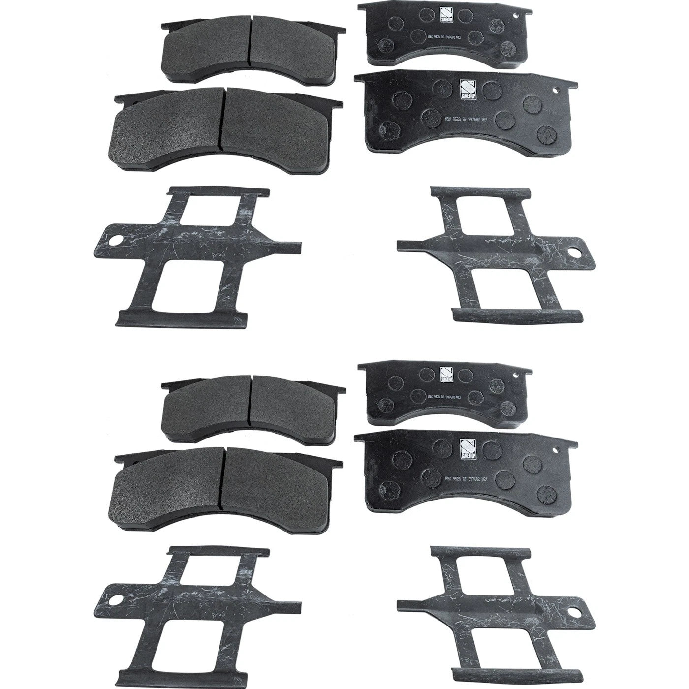 Set of 4 Brake Pads for Chevy Silverado 4500 HD 5500 6500