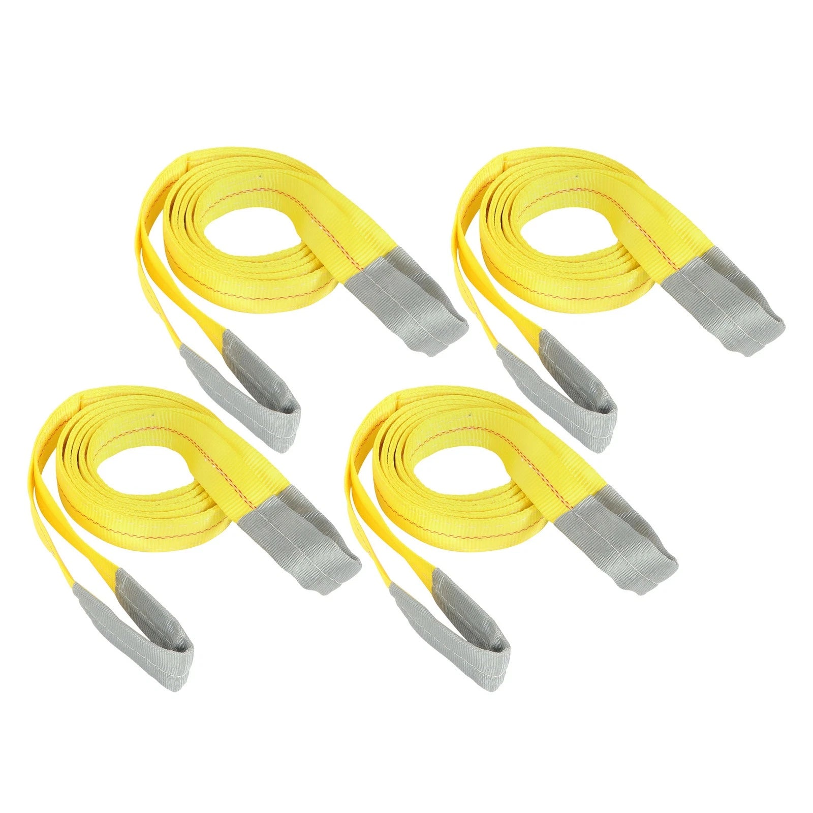 Set of 4 Lift Sling Straps 10ft x 2in Heavy Duty 14000lbs