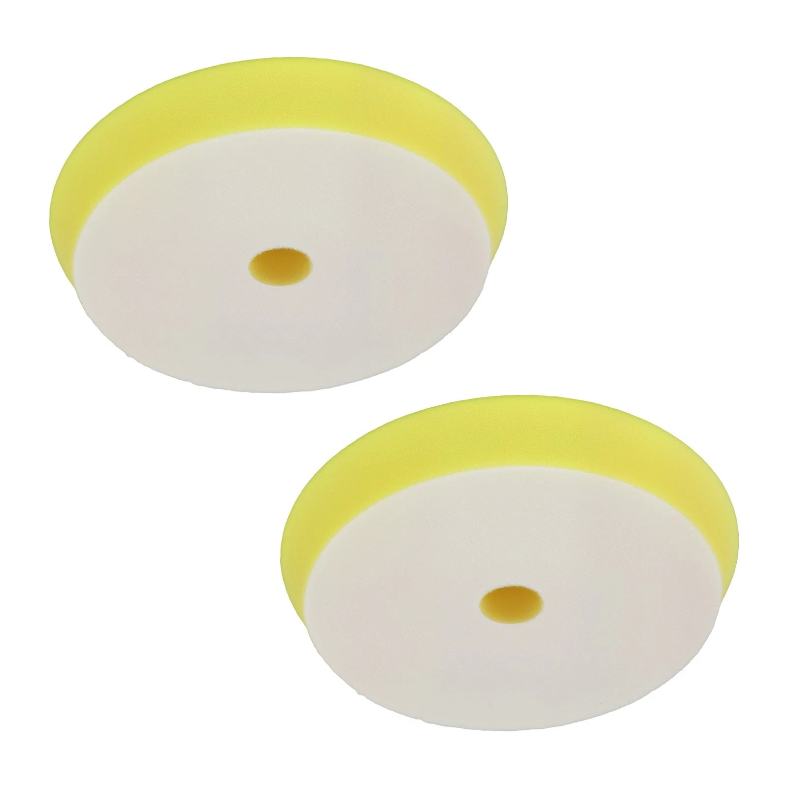 2x 6" Yellow Foam Car Buffing Sponge Pads for 5" Backing Plate (2024–2024)