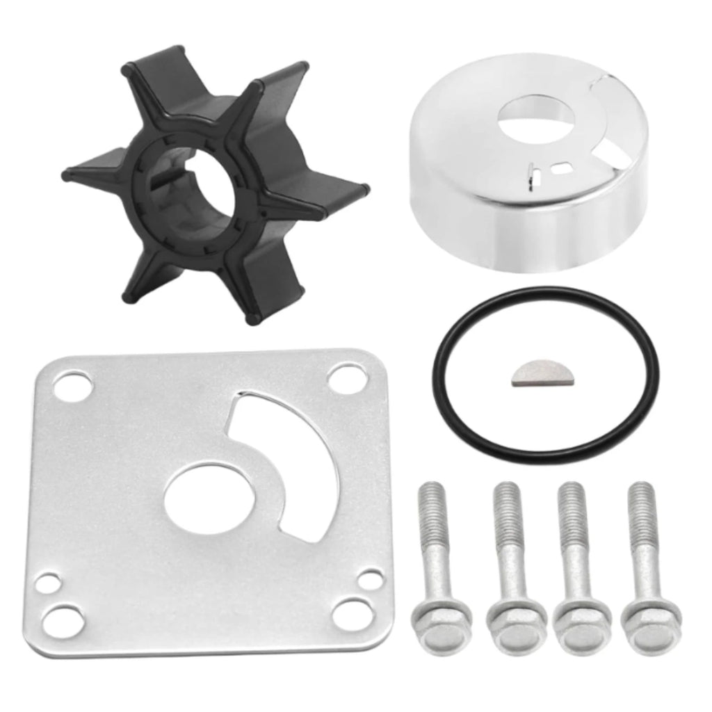 Water Pump Impeller Kit for Yamaha 20 25 Hp 2 Stroke Outboard (18-3431, 6L2-W0078-00)