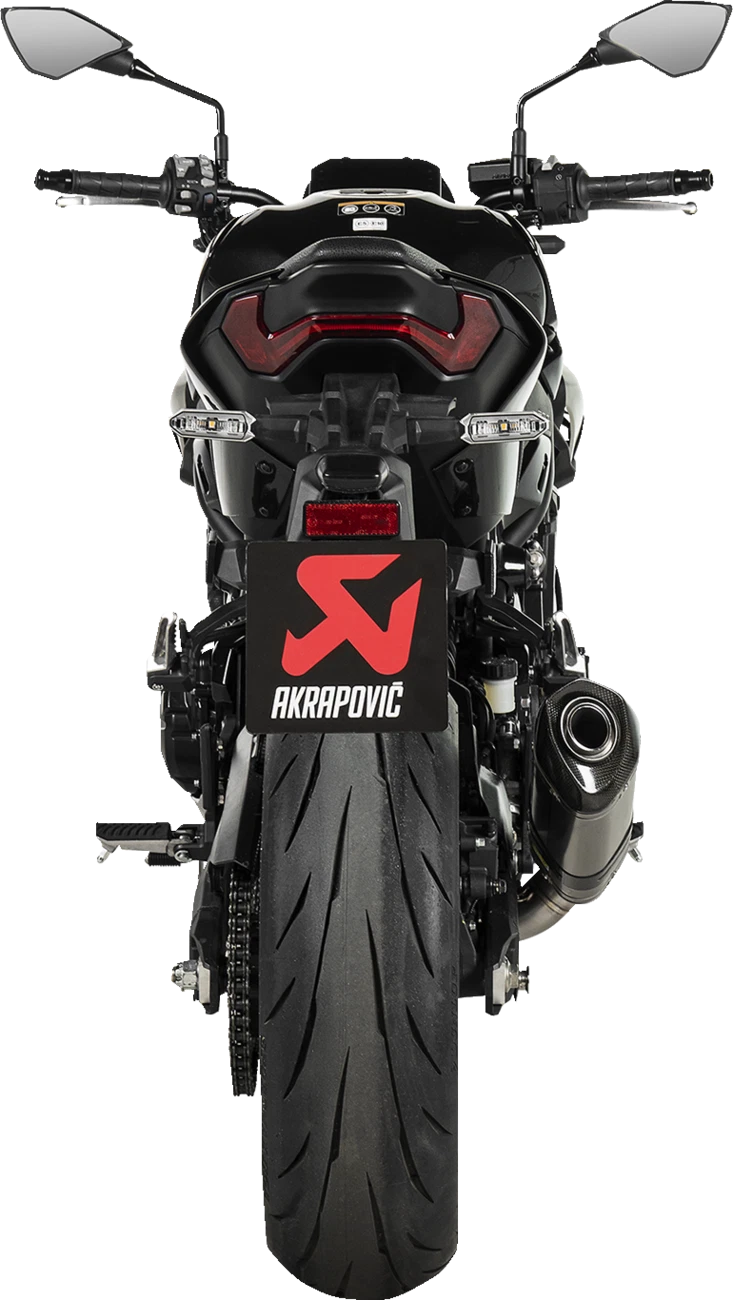 Akrapovic Slip-On Muffler for Kawasaki Z900 (2017–2023) - Titanium ECE