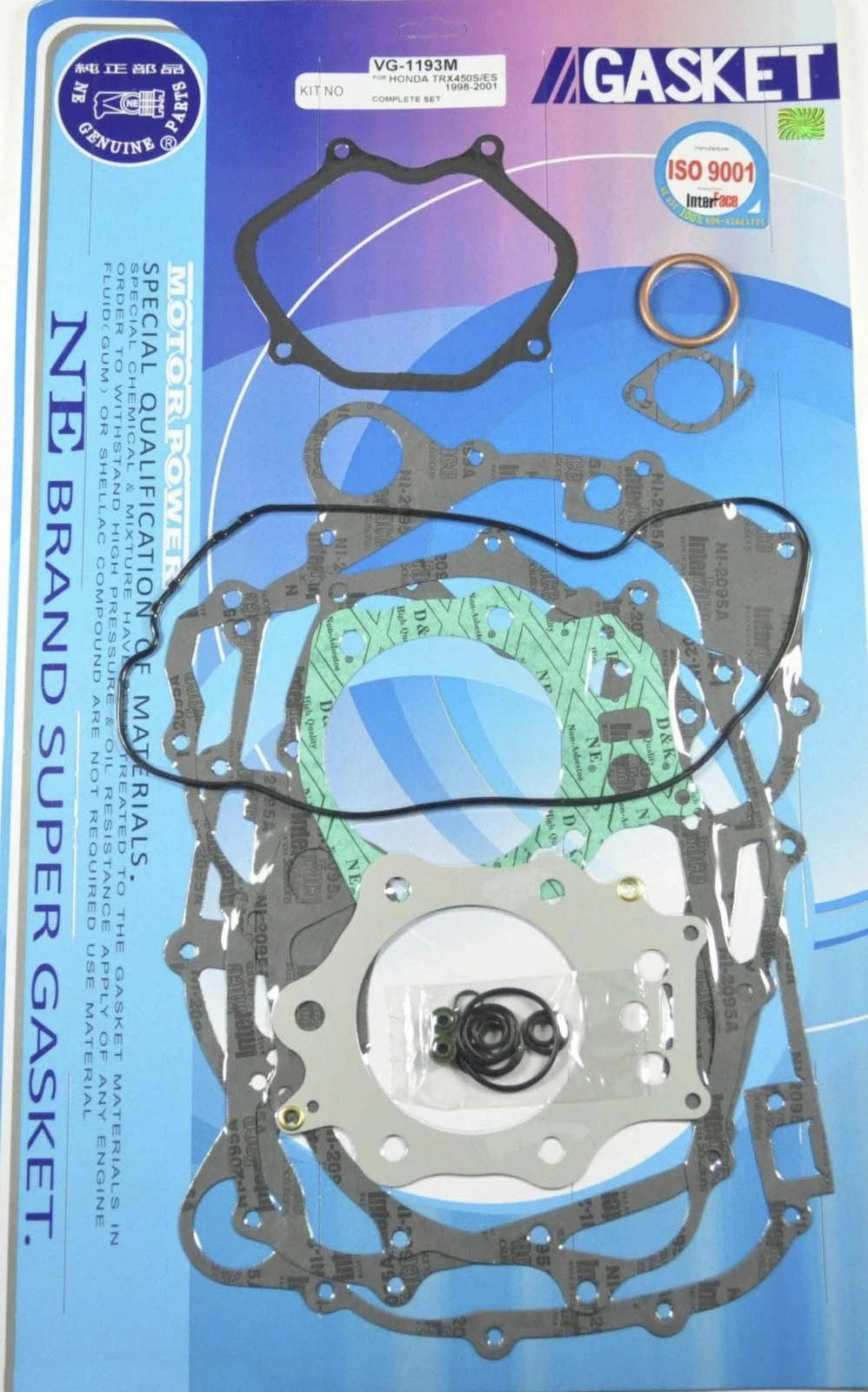 Complete Engine Rebuild Gasket Kit for Honda TRX 450 FM Foreman (1998–2004)