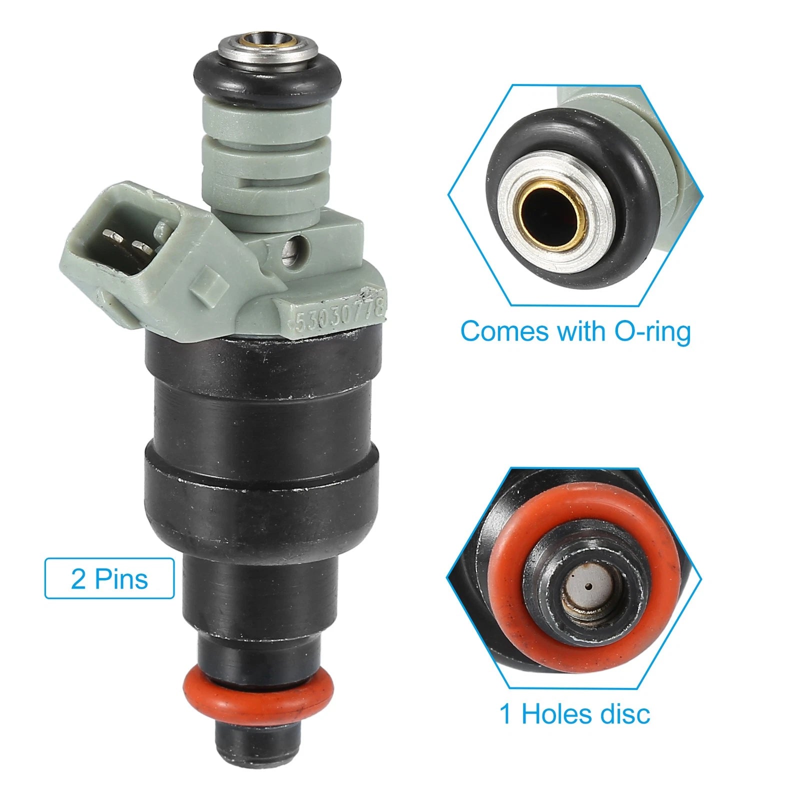 Flow Matched Fuel Injector No. 53030778 for Ram Jeep 