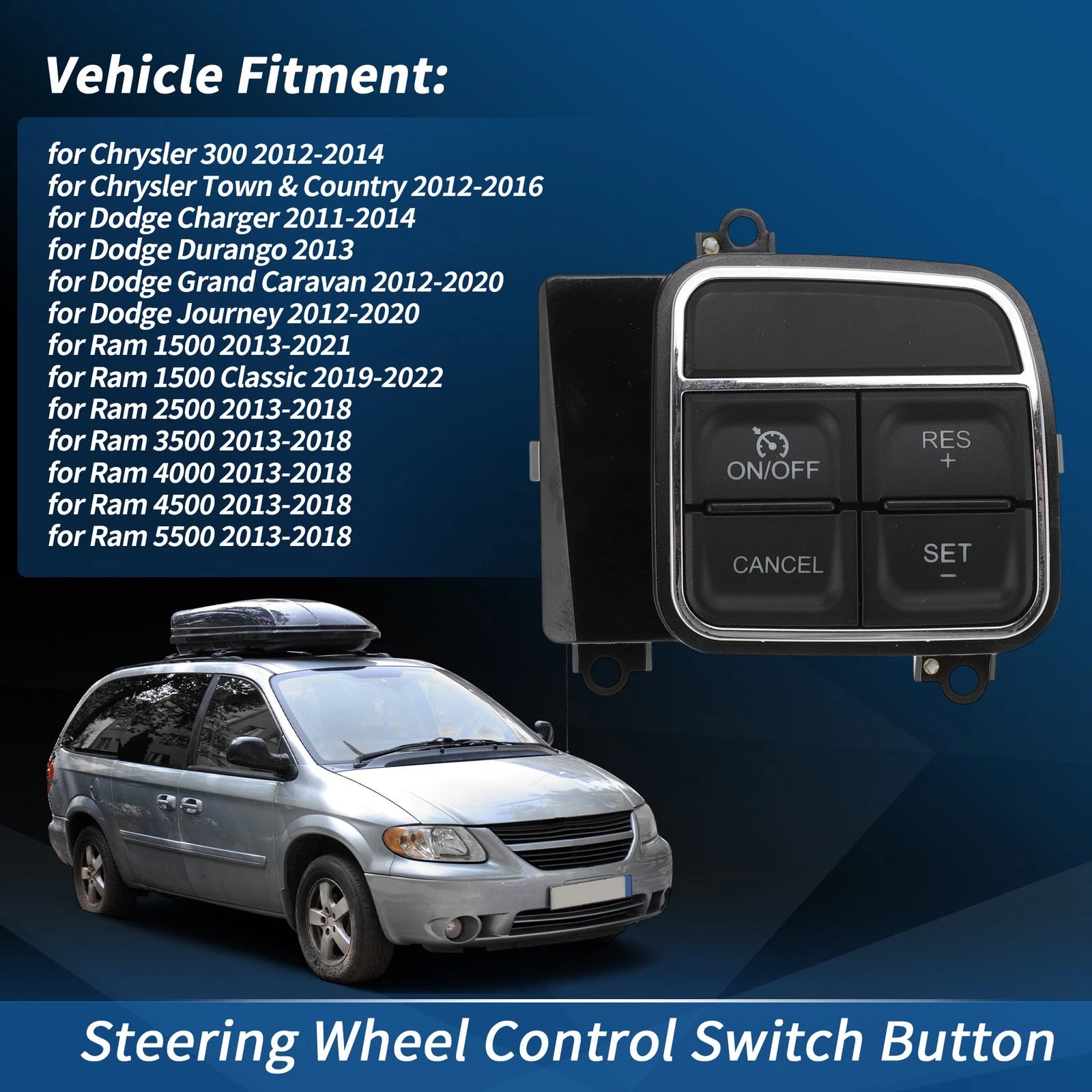 Cruise Control Switch for Dodge Grand Caravan Journey (2011–2020)