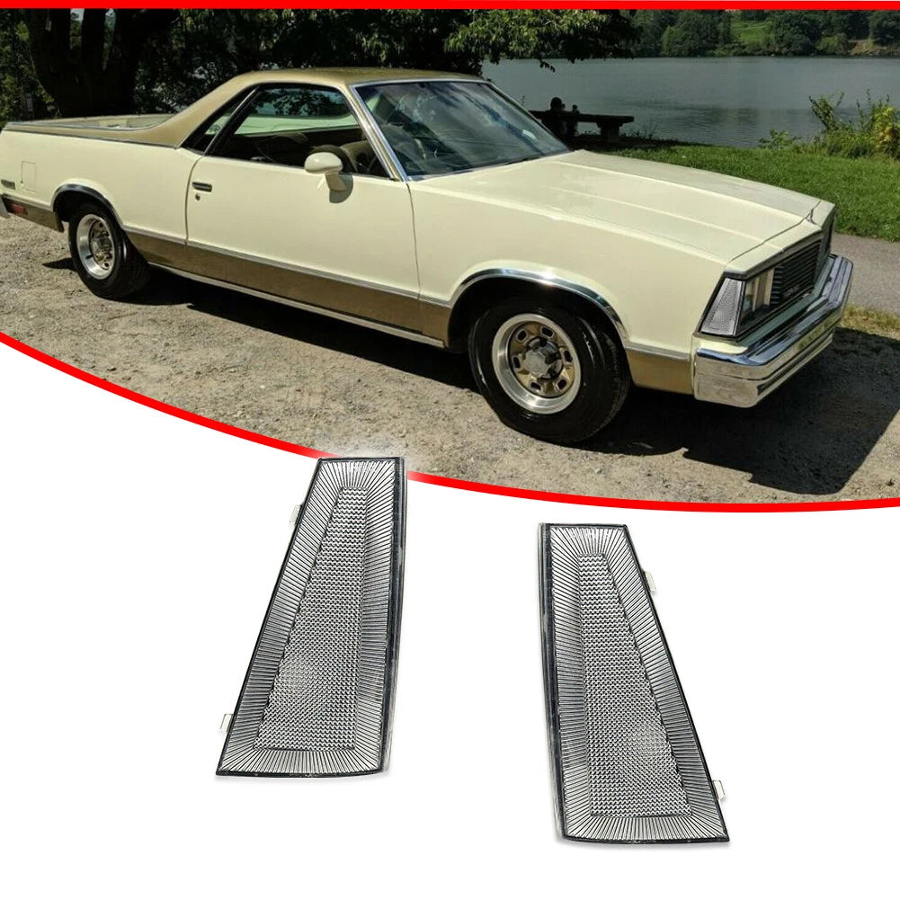 Clear Front Signal Lamp Housings for Chevy El Camino & Malibu (1980–1981)