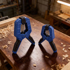 Set of 4 Spring Clamps for Woodworking (4 Inch & 6 Inch)