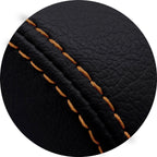 Leather Console Lid Armrest Cover for Toyota 4Runner (2003–2009) Orange Stitch