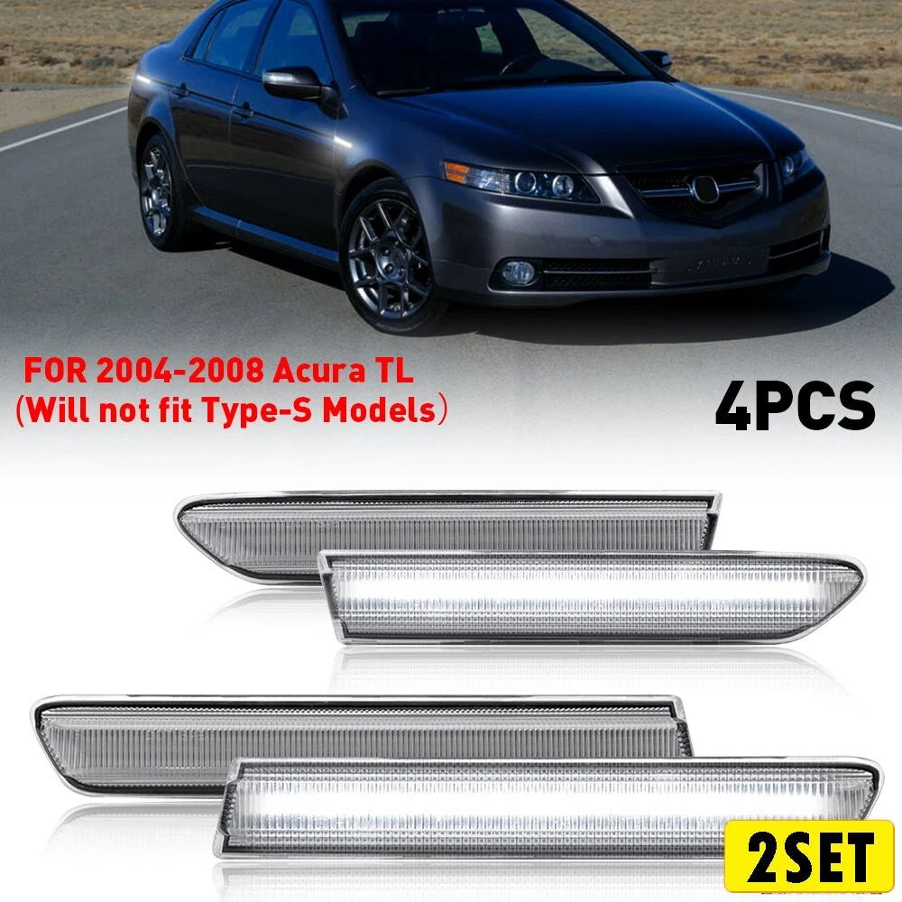 Set of 2 LED Side Marker Lights for Acura TL (2004–2008)