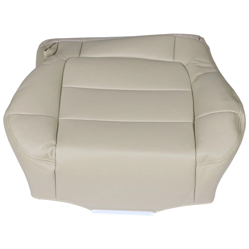 Driver Bottom Seat Cover for Ford F250 F350 Super Duty (2002–2007) Beige