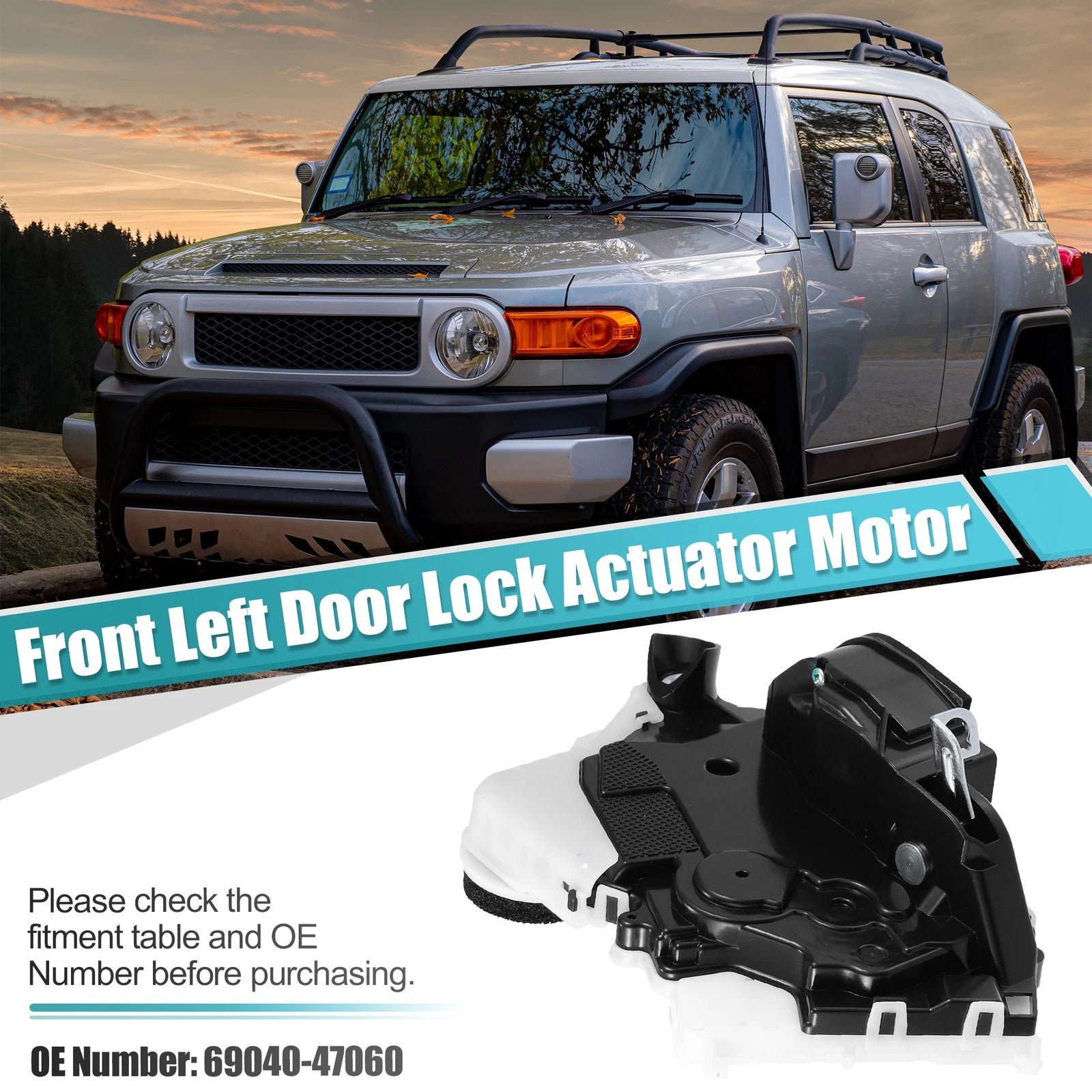 Door Lock Actuator Motor 69040-47060 for Toyota Yaris (2006–2011)