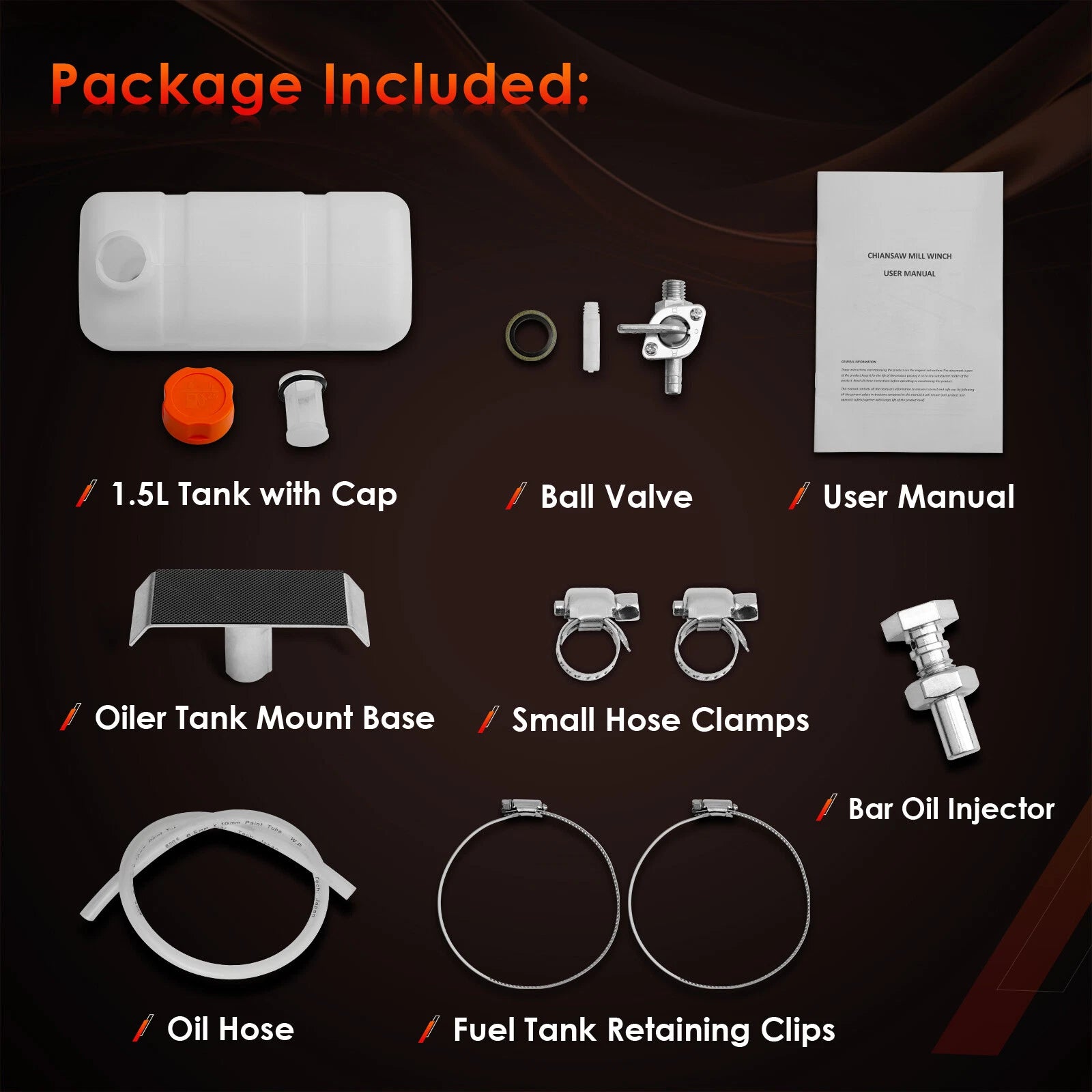 Auxiliary Oiler Kit for Chainsaw Milling Attachment (Fits )
