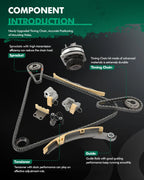 Timing Chain Kit & Water Pump for Nissan Quest Altima Maxima (2004–2015)
