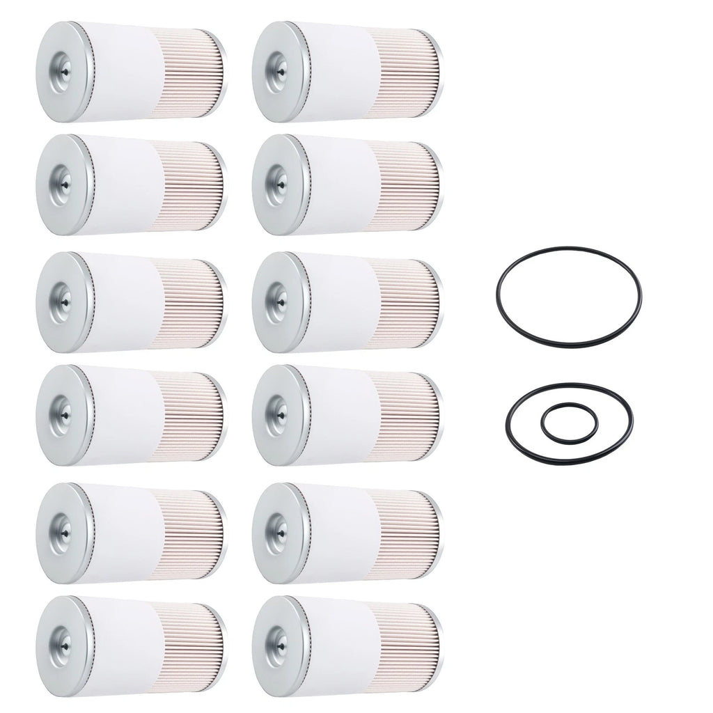 Set of 12 Fuel Filters for Cummins ISX X15 ISM C11-C16 FS19727 382122 PF7895