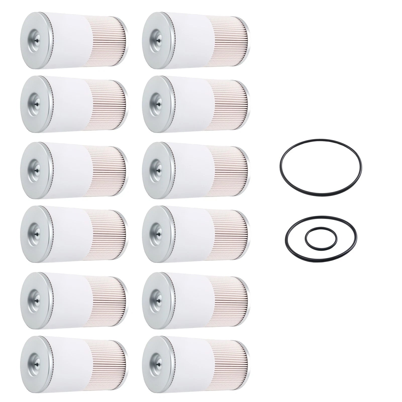 Set of 12 Fuel Filters for Cummins ISX X15 ISM C11-C16 FS19727 382122 PF7895