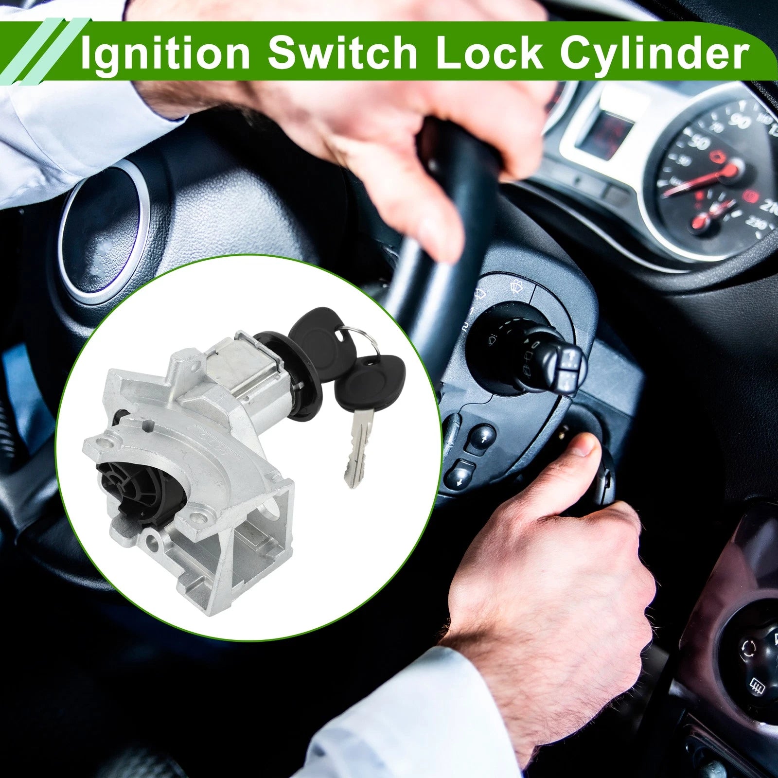 Ignition Lock Cylinder for Chevrolet Silverado 1500 3500 (2001–2006) No. 88965342