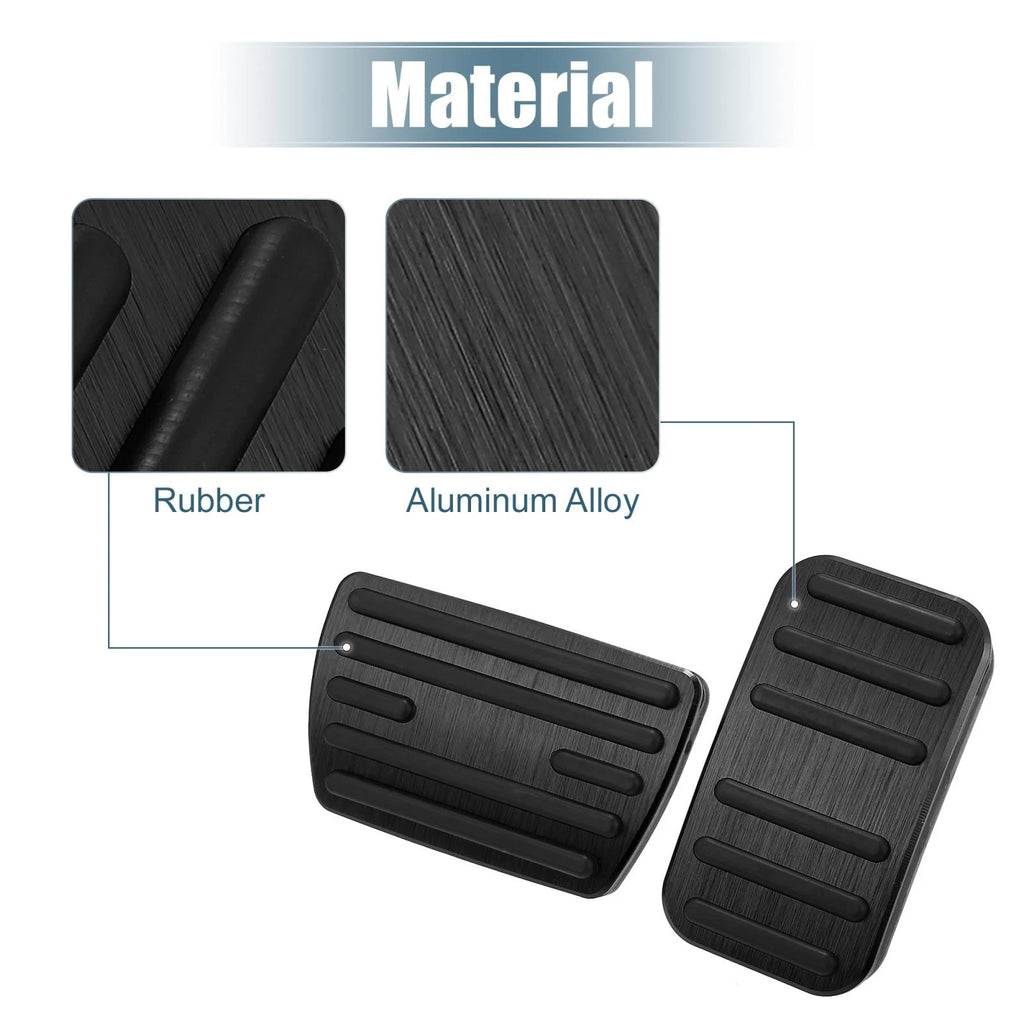 Gas Brake Pedal Cover Kit for Honda Civic (2016–2021) Black