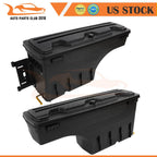 Pair Truck Bed Storage Tool Box for Chevy Silverado 1500 GMC Sierra (2007–2019)